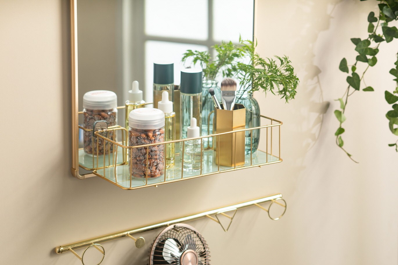 bathroom counter